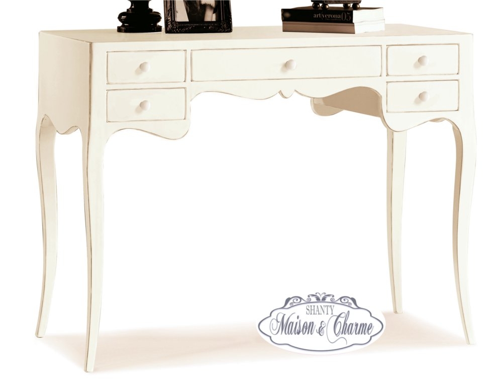 Stile Shabby Chic Scrittoio Scrivania Color Panna Scrivania ROMA