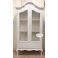 vetrina modello ROMA 3 in legno decapato massello con ripiani shabby chic