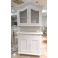 credenza con piattaia in legno decapato modello ROMA 3 con colore personalizzato shabby chic