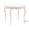tavolo tondo allungabile in legno decapato bianco provenzale modello ROMA A in stile shabby chic online