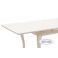 tavolo rettangolare LOUISE in legno decapato bianco provenzale con prolunga shabby chic online