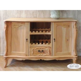  mobile per vino decape country online CLARISSA 2 in legno provenzale shabby chic