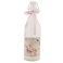 bottiglia in vetro acqua vino shabby chic  con decori in stile provenzali e country