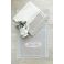 tappeto bagno con bordo in pizzo ROMA 5 provenzale online colore ecru grigio bianco shabby chic