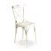 sedia ROMA 7 in legno decapè con schienale a croce e seduta in legno massello  per bar ristoranti contract shabby chic online