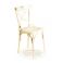 sedia ROMA 7 in legno crema industrial con schienale a croce e seduta in legno per bar ristoranti contract shabby chic online7