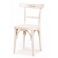 Sedia in legno ROMA 3 bianco country per arredamento bar ristoranti beb hotel in stile vintage retro shabby online