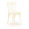 sedia ROMA 5 in legno stile old retro colore crema per bar ristoranti contract shabby chic online