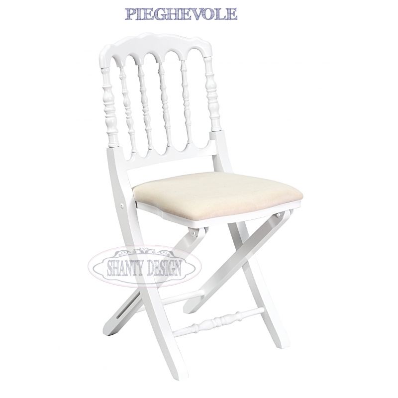 Sedia PIEGHEVOLE Provenzale ROMA 11 Sedie / Sgabelli Shabby Chic