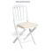 sedia roma 11 pieghevole in legno bianco stile industriale per ristoranti bar sposa hotel arredare online