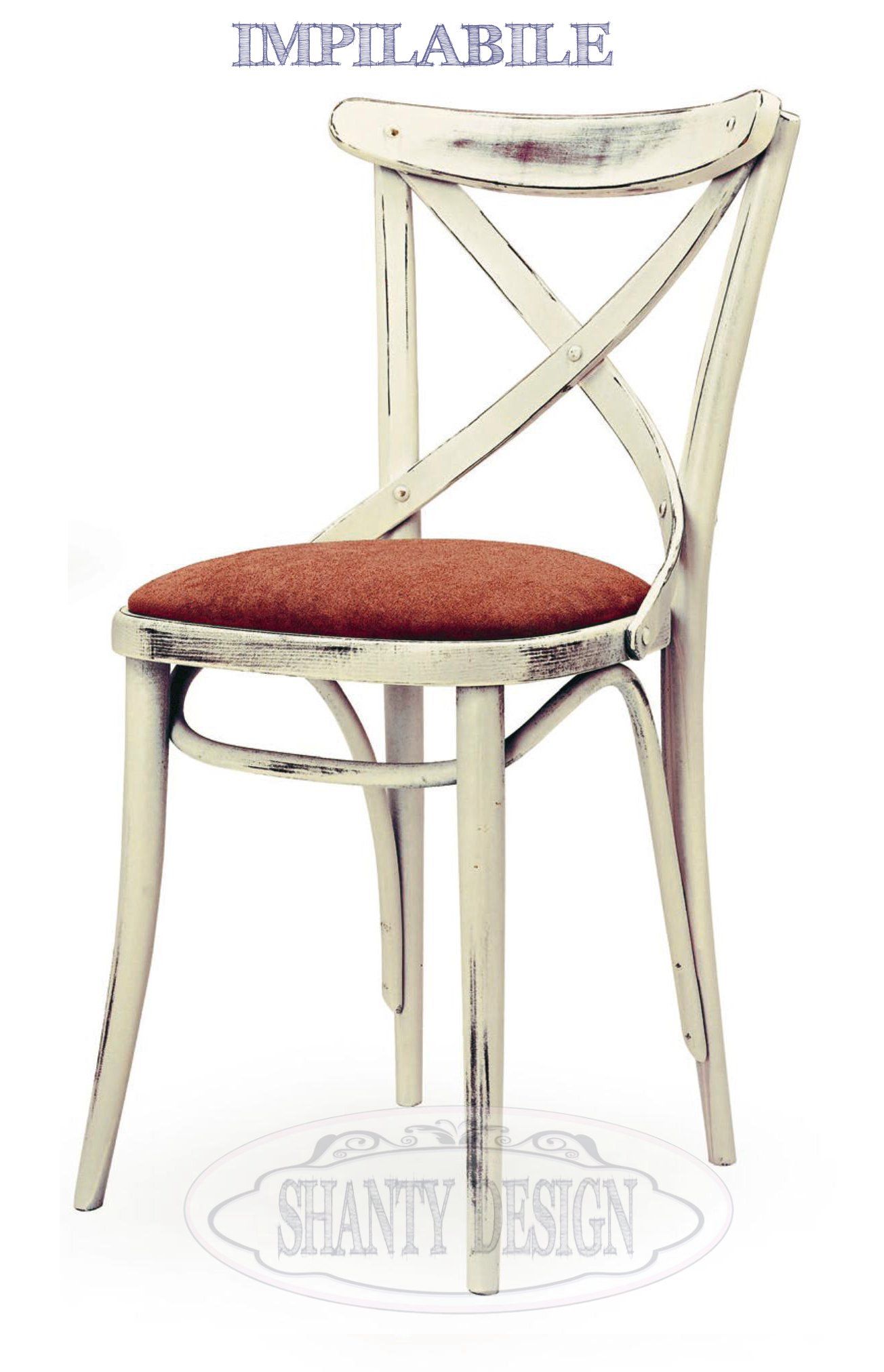 Sedia Provenzale ROMA 6 Sedie Shabby Chic