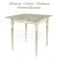 tavolo roma 1 in legno decapè con gamba base  tornite e pianto tavolo legno shabby chic per bar ristoranti hotel online