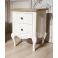 Comodino francese 4 in legno massello bianco decapato stile provenzale camera da letto shabby roma online