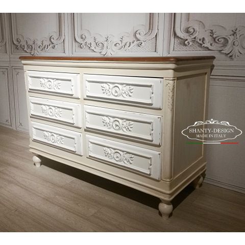 Cassettiera Provenzale Shabby GISELLE 2 