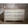 cassettiera 6 cassetti shabby e country per camera letto provenzale bianca decapata vendita online