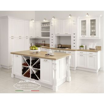 CUCINE SHABBY CHIC 6 per arredamento in stile provenzale in legno massello roma online