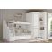 cameretta bambini shabby roma 1 a ponte con letto a soppalco stile provenzale online