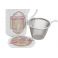 set 2 tazze da infusioni shabby chic in ceramica bianca stile provenzale da tavola per the e tisane online