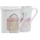 tazze da infusioni country chic e tazze per tisane in ceramica bianca shabby vendita online