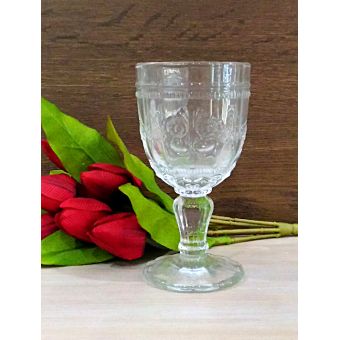 bicchieri stile shabby chic per vino e calici acqua stile country roma online LUIS 3