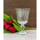 bicchieri con decori floreali shabby chic calici in vetro stile country roma online LUIS 4
