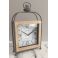 orologio da tavolo country chic in legno decapè e ferro battuto in stile shabby NORDIC 3.