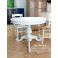 tavolo rotondo shabby in legno massello bianco stile country chic stile provenzale tavolo allungabile online shanty design 