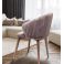 sedia in velluto moderna con schienale plissettato stile shabby per cucina e sala da pranzo contemporanea online roma venezia 4