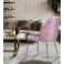 sedia poltroncina rosa stile moderno con gambe dorate in velluto elegante shabby chic online roma venezia 6.jpg