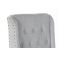 Sedia poltroncina imbottita capitonnè velluto grigio stile shabby stile provenzale cottage modello sonia 1 roma online 