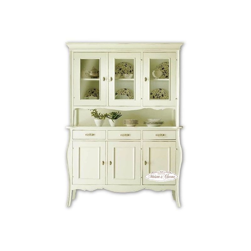 CREDENZA BIANCA STILE NORDICO PROVENZALE SHABBY CHIC Credenze Madie  provenzali